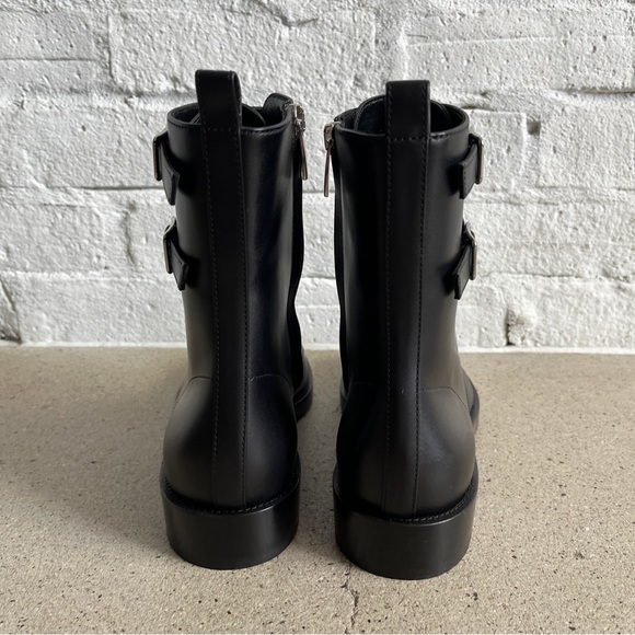 NIB Gianvito Rossi La Garde Black Leather Boots - Picture 8 of 13